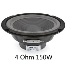 매장용스피커 카페스피커 북쉘프스피커 Aiyima 1pcs 6.5 인치 미드 레인지베이스 스피커 150w 4 8ohm 오디오 스피커 앰프 사운드 우퍼 확성기 홈 시어터, 4옴 150w 스피커