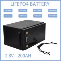 리튬 인산철 배터리 셀 배터리팩 리튬이온배터리 대용량 2023 12v 200ah lifepo4 bms 전원 3000 사이클 12.8v rv 캠핑카에 적합 골프 카트 오프 그리드, 없음, 한개옵션0