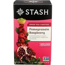Stash Tea 티폼 라즈베리 말차 18카운트