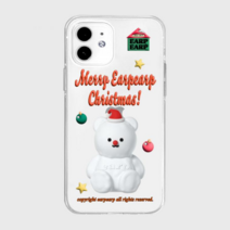 어프어프 CHRISTMAS SNOW FACO(젤리), 필수선택, 아이폰 11PRO