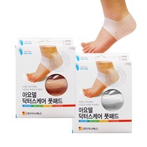 아요델 닥터스케어 실리콘 풋패드 1+1 (살구/반투명), 살구 2개