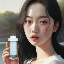 프리미엄 여행용 샤워기 필터 석회수 유럽 베트남 방콕 괌 태국 워터힐러, [리필만] 여행용 베이직, 1개