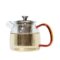 이탈리아노 유리포트 옥수수차 직화 둥굴레차 티백차 600ml 녹차 차망 물 주전자 미니, 단일옵션, 상세페이지 참조