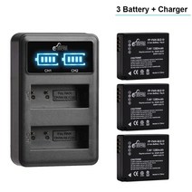 파나소닉 루믹스 DC-LX100 II용 배터리 충전기, 02 3Battery and Charger, 1개