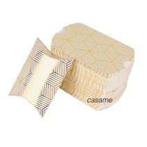 옥수수완충제 종이완충제 친환경포장지 10/20/30Pcs 다채로운 베개 사탕 상자 크래프트 종이 크리스마스 선, 24 Gold Dot_01 10 pcs