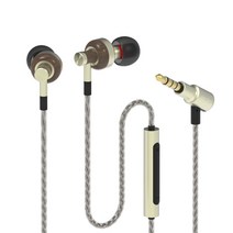 싸코 BJ이어폰 볼륨조절 4극 컴퓨터이어셋SET(브라운), 단품