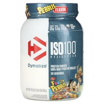 Dymatize ISO100 Hydrolyzed 100% Whey Protein Isolate Fruity Pebbles 1.34 lb (610 g)
