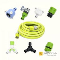 데팡스 관수 연결구 호스릴 호스 커넥터 부품 호스 모음, 원터치 퀵스톱 호스 커넥터