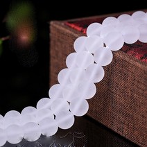 박진기획 정품 백운석 원석재료 DIY 4mm 1줄 약 40cm, 단품