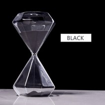 모래 시계 타이머 장식 51530 분 다이아몬드 책상 테이블 홈, 30 분, 검은 색