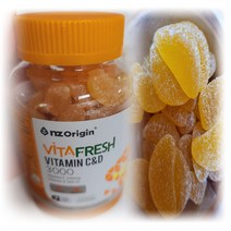 구미 비타민C D B 영양제 귤젤리 맛있는 비타민젤리 약국 엔젯오리진 코스트코 비타프레쉬, 2 엘더베리맛 비타민C&D 아연 70구미