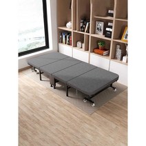 접이식 침대 점심시간 공간 차지하지 않는 간이침대, (60  고탄성스폰지+두꺼운 타원형 검정튜브)