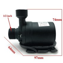 유압 모터 감속 800L/h 미니 DC 12V 24V 19W 워터 펌프 8000rpm 5.5m 리프트 브러시리스 냉각 시스템 용 조용한 잠수정, [01] 12V, 01 12V