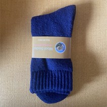 메리노 울 양말 등산양말 신제품 슈퍼 두꺼운 따뜻한 겨울 양말 울 남성/여성 양말 단색 양말 메리노 울 양말 차가운 눈 테리 양말 1 쌍, Size 38-46, 05 Dark Blue