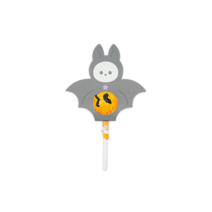 도나앤데코 레인보우가든 할로윈 막대 사탕 홀더 페이퍼, 30세트, 002 박쥐레오