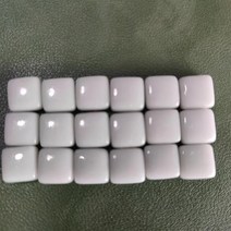100 개 (약. 200g/7.05oz) 사각 옥 모자이크 타일 1.1x1.1x0.4cm/0.43x0.43x0.15 인치 DIY 공예 재료, 01 200g-7.05oz, 22 Light Grey