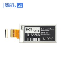 2.13 인치 전자 잉크 디스플레이 흑백 Epaper 스크린 4 그레이 스케일 GDEW0213T5D