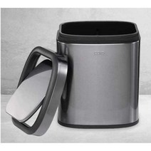 위생용품수거함 기저귀 쓰레기통 욕실 생리대 휴지통, 은색 6L