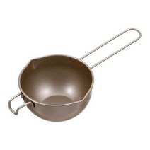 그루브 끓는 냄비와 커피 우유 따뜻하게 튼튼한 실용적인 주방 가제 탄소강 냄비 카페 가정용 버터 녹는 11203533, 25.7cmx12cmx6cm × 탄소강, 화려한