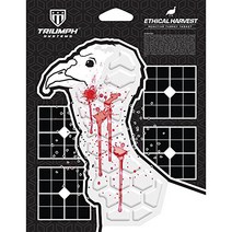 Ethical Harvest Turkey Silhouette | 3-Pack | Wild Turkey Target | Turkey Target | Patterning Target, 1