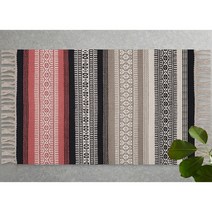 인도산 핸드메이드 거실러그 45x65cm 에스닉