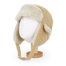 베이직엠 아동용(4~6세) 겨울 방한모자 귀달이 골덴 똑딱이 (둘레 52cm)