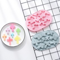 십자가 10구 실리콘몰드 몰드 비누 석고방향제 실리콘틀 diy 케익 베이킹 레진아트