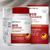 올인원 멀티비타민 90정 미네랄 종합비타민, 1개