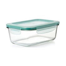 OXO 굿 그립 8컵 스마트 씰 유리 직사각형 용기