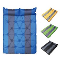 2인용캠핑매트/자동충전/연결가능/캠핑에어매트/자충매트/캠핑침대/캠핑용품/야외활동/자충식에어매트, 블랙A타입(3cm)