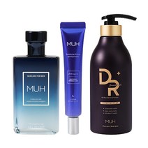 [MUH]남성전용 스킨 헤어케어 실속패키지 주름개선 탈모방지 동안솔루션 올인원에센스+아이크림+디알플러스 더마샴푸 500g 3종세트
