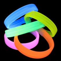야광팔찌 야광봉 응원봉 로고인쇄 제작, 01.야광밴드 - 초록