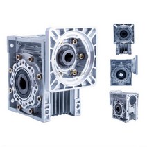 NMRV090 웜 감속기 7.5:1- 100 :1 기어비 웜 기어 박스 19mm /24mm /28mm 입력 샤프트 90 도 감속기 RV090