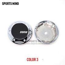 SSR 휠용 휠 센터 방진 로트당 4 68mm 휠캡 커버 스티커 자동차 너트 보호 야광세트 가드 허브, 3.COLOR 3