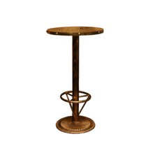 홈바테이블 빈티지 철예실목 바 테이블 카페 레스토랑 티테이블, 테이블