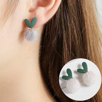 [KT알파쇼핑]오핑 겨울 퍼 달랑이 패션 귀걸이
