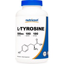 뉴트리코스트 L-티로신 500mg 캡슐 글루텐 프리, 180개입, 1개, 180정