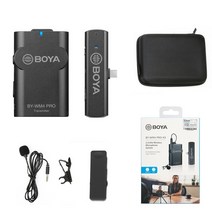 BOYA BY-WM4 프로 K1-K6 2.4G 무선 Lavalier 마이크 PC Xiaomi DSLR 아이폰 스트리밍 Youtube 옷깃, 08 BY-WM4 PRO-K5