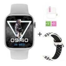 IWO W28 프로 Smartwatch NFC 스마트 워치 1.95 블루투스 통화 심박수 8 45mm PK W57 W58 DT7 MAX W27 W37, [03] 3 pcs, [08] W add NK strap