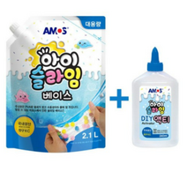 아모스 베이스 2.1L + 아이슬라임 액티 (120ml X2), 4세트
