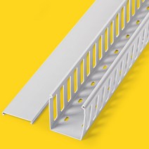 동성 PVC 덕트 80X100 난연성 전선 DUCT 케이블 닥트 2M 커버포함, DS-80100, 1개