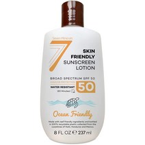 Seven Minerals 세븐 미네랄스 EWG 인증 썬스크린 로션 SPF 50 237ml Sunscreen Sensitive Skin Face UVA/UVB Sunblock