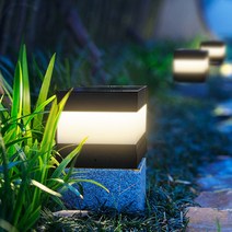 태양광 데크 카페등 태양열 LED 조명 문주등 테라스등 야외조명, 태양광 데크 카페등_노란빛