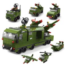 [알꿀밤-레고호환블럭-팩] E레고호환 1000pcs 블럭세트 팩 시리즈E, E육군 미사일트럭 세트 팩E