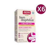 자로우 포뮬러스 펨 도피러스 유산균 50억 CFU 60정 X6