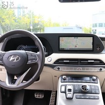 JS automotive 현대 팰리세이드 센터페시아 공조기 네비게이션 패널 카본 데칼 스티커 기스방지 자동차 용품, 유광실버카본