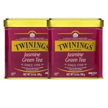 트와이닝 자스민 그린 루스 티 100g Twinings Jasmine Green Loose Tea, 2팩