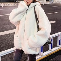 베나프 엔젤 양털 후드 집업 점퍼 BE4JP011