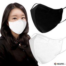 뉴리스 50매 KF94 새부리형 숨쉬기편한 마스크, 5매입, 10개, 화이트