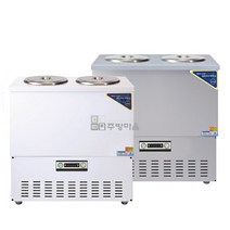 [0377]우성 육수 냉장고 3말 쌍통 2라인 CWSR-313 직냉식 아날로그 2종 택1 업소용냉장고 주방마을, 착불-올스텐
